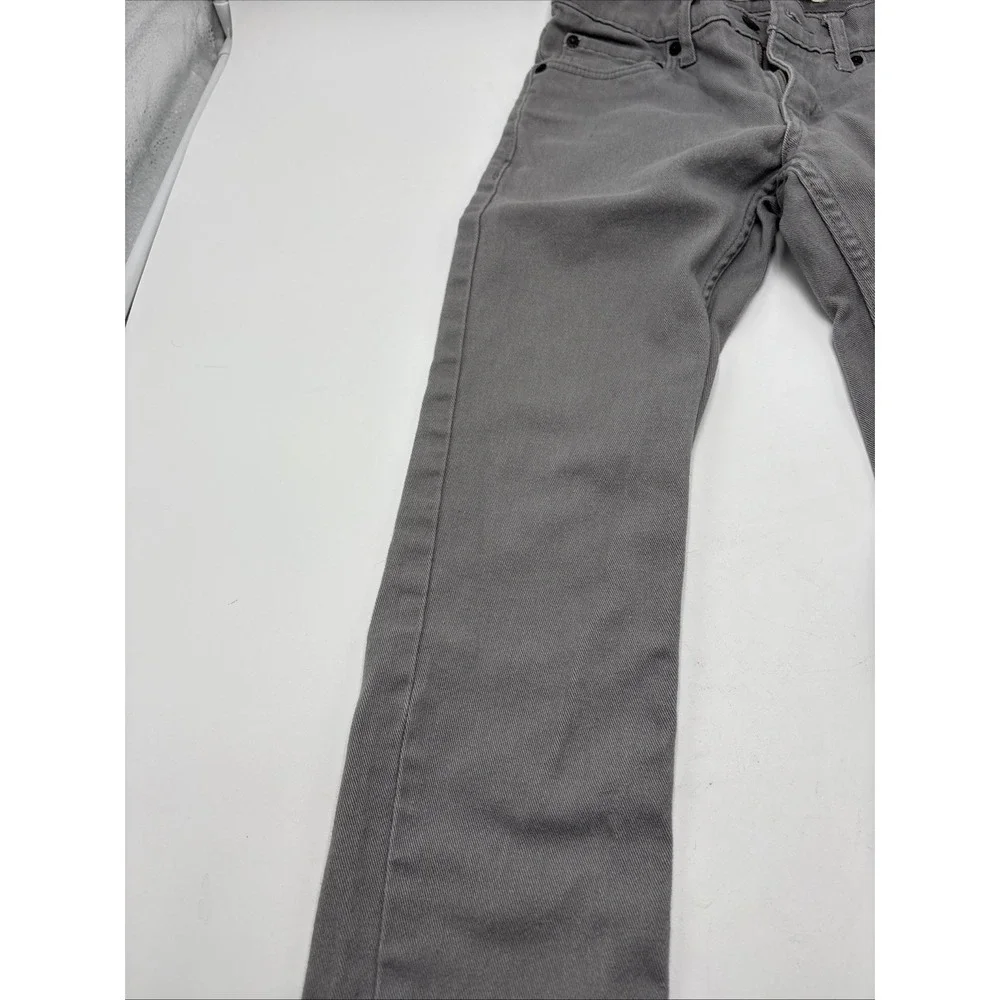 Levi's Strauss 510 Skinny Jeans Black Label Gray 26W 26L 98%‎ Cotton 2% Elastane